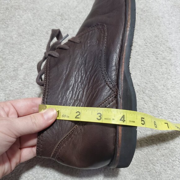 JOHN VARVATOS Star USA Hipster Chukka Boots Leather Lace Up Brown Men's 10.5 - Picture 13 of 15